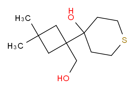 4-[1-(hydroxymethyl)-3,3-dimethylcyclobutyl]thian-4-ol