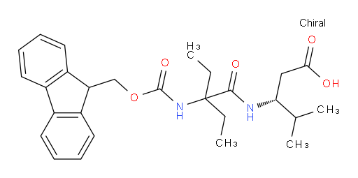 (3R)-3-[2-ethyl-2-({[(9H-fluoren-9-yl)methoxy]carbonyl}amino)butanamido]-4-methylpentanoic acid