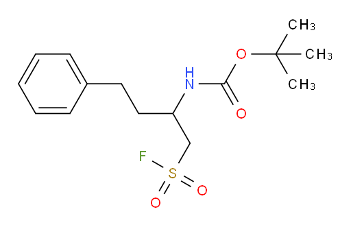 tert-butyl N-[1-(fluorosulfonyl)-4-phenylbutan-2-yl]carbamate