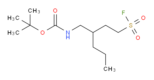 tert-butyl N-[4-(fluorosulfonyl)-2-propylbutyl]carbamate