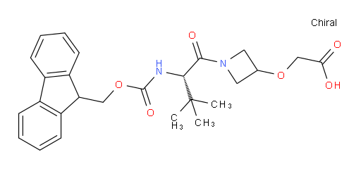 2-({1-[(2S)-2-({[(9H-fluoren-9-yl)methoxy]carbonyl}amino)-3,3-dimethylbutanoyl]azetidin-3-yl}oxy)acetic acid