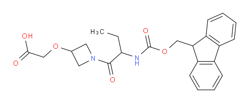 2-({1-[2-({[(9H-fluoren-9-yl)methoxy]carbonyl}amino)butanoyl]azetidin-3-yl}oxy)acetic acid