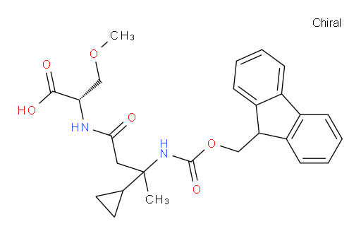 (2S)-2-[3-cyclopropyl-3-({[(9H-fluoren-9-yl)methoxy]carbonyl}amino)butanamido]-3-methoxypropanoic acid