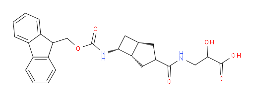 rac-3-{[(1R,5R,6S)-6-({[(9H-fluoren-9-yl)methoxy]carbonyl}amino)bicyclo[3.2.0]heptan-3-yl]formamido}-2-hydroxypropanoic acid