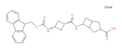 6-[(1s,3s)-3-({[(9H-fluoren-9-yl)methoxy]carbonyl}amino)cyclobutaneamido]bicyclo[3.2.0]heptane-3-carboxylic acid