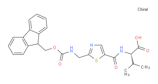 (2S)-2-({2-[({[(9H-fluoren-9-yl)methoxy]carbonyl}amino)methyl]-1,3-thiazol-5-yl}formamido)-3-methylbutanoic acid