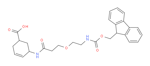 5-{3-[2-({[(9H-fluoren-9-yl)methoxy]carbonyl}amino)ethoxy]propanamido}cyclohex-3-ene-1-carboxylic acid