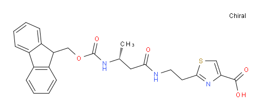 2-{2-[(3R)-3-({[(9H-fluoren-9-yl)methoxy]carbonyl}amino)butanamido]ethyl}-1,3-thiazole-4-carboxylic acid