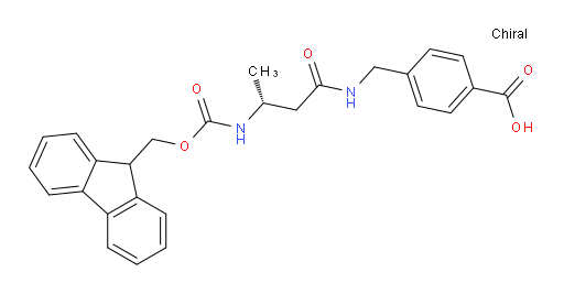 4-{[(3R)-3-({[(9H-fluoren-9-yl)methoxy]carbonyl}amino)butanamido]methyl}benzoic acid