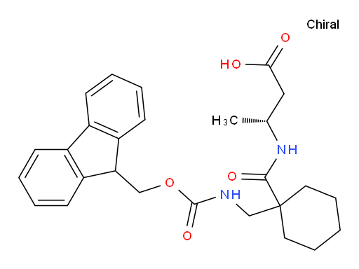 (3R)-3-({1-[({[(9H-fluoren-9-yl)methoxy]carbonyl}amino)methyl]cyclohexyl}formamido)butanoic acid