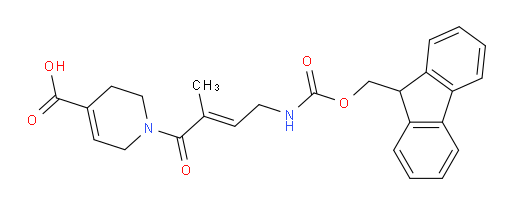 1-[4-({[(9H-fluoren-9-yl)methoxy]carbonyl}amino)-2-methylbut-2-enoyl]-1,2,3,6-tetrahydropyridine-4-carboxylic acid
