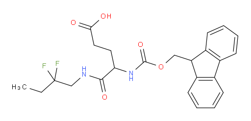 4-[(2,2-difluorobutyl)carbamoyl]-4-({[(9H-fluoren-9-yl)methoxy]carbonyl}amino)butanoic acid