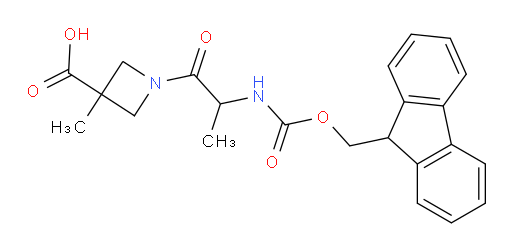 1-[2-({[(9H-fluoren-9-yl)methoxy]carbonyl}amino)propanoyl]-3-methylazetidine-3-carboxylic acid