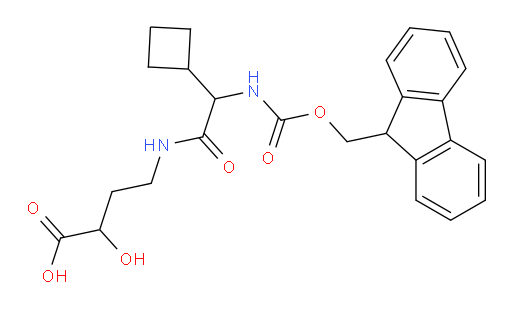 4-[2-cyclobutyl-2-({[(9H-fluoren-9-yl)methoxy]carbonyl}amino)acetamido]-2-hydroxybutanoic acid