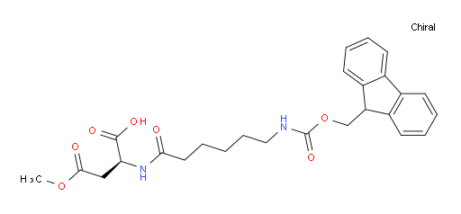 (2S)-2-[6-({[(9H-fluoren-9-yl)methoxy]carbonyl}amino)hexanamido]-4-methoxy-4-oxobutanoic acid