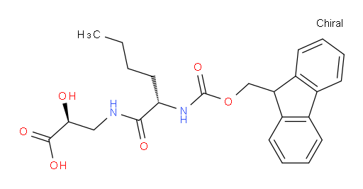 (2S)-3-[(2S)-2-({[(9H-fluoren-9-yl)methoxy]carbonyl}amino)hexanamido]-2-hydroxypropanoic acid