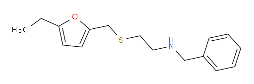 benzyl(2-{[(5-ethylfuran-2-yl)methyl]sulfanyl}ethyl)amine