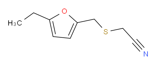 2-{[(5-ethylfuran-2-yl)methyl]sulfanyl}acetonitrile