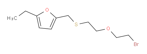 2-({[2-(2-bromoethoxy)ethyl]sulfanyl}methyl)-5-ethylfuran