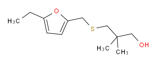 3-{[(5-ethylfuran-2-yl)methyl]sulfanyl}-2,2-dimethylpropan-1-ol