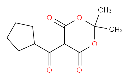 5-cyclopentanecarbonyl-2,2-dimethyl-1,3-dioxane-4,6-dione