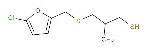 3-{[(5-chlorofuran-2-yl)methyl]sulfanyl}-2-methylpropane-1-thiol