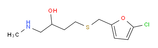 (4-{[(5-chlorofuran-2-yl)methyl]sulfanyl}-2-hydroxybutyl)(methyl)amine