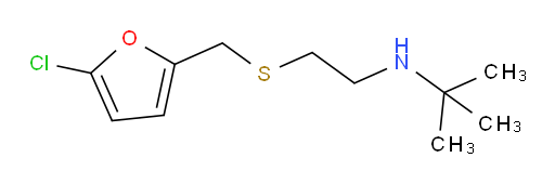 tert-butyl(2-{[(5-chlorofuran-2-yl)methyl]sulfanyl}ethyl)amine