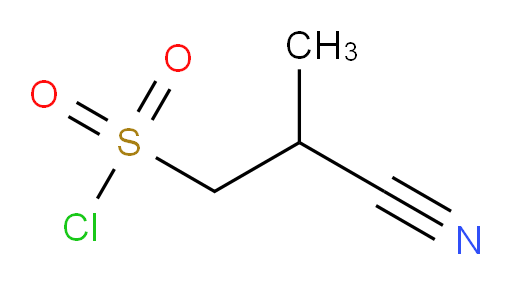 2-cyano-2-methylethane-1-sulfonyl chloride