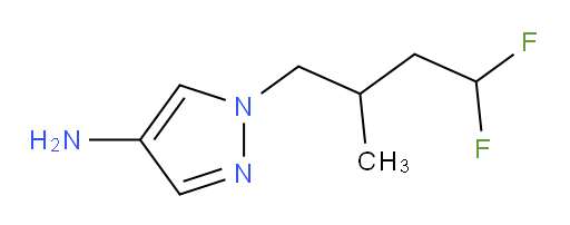 1-(4,4-difluoro-2-methylbutyl)-1H-pyrazol-4-amine