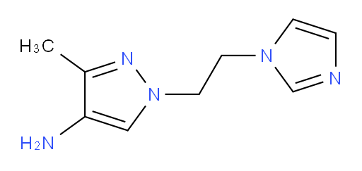1-[2-(1H-imidazol-1-yl)ethyl]-3-methyl-1H-pyrazol-4-amine