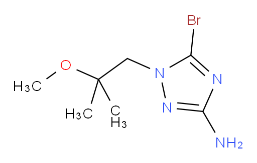 5-bromo-1-(2-methoxy-2-methylpropyl)-1H-1,2,4-triazol-3-amine