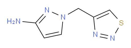 1-[(1,2,3-thiadiazol-4-yl)methyl]-1H-pyrazol-3-amine