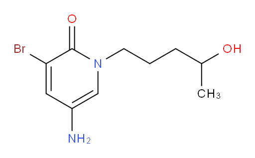 5-amino-3-bromo-1-(4-hydroxypentyl)-1,2-dihydropyridin-2-one