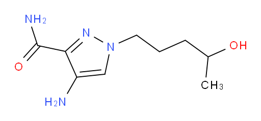 4-amino-1-(4-hydroxypentyl)-1H-pyrazole-3-carboxamide
