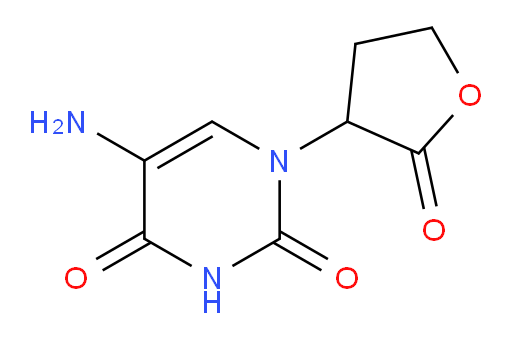 5-amino-1-(2-oxooxolan-3-yl)-1,2,3,4-tetrahydropyrimidine-2,4-dione