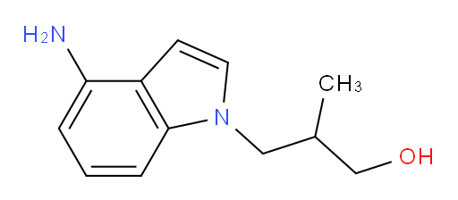 3-(4-amino-1H-indol-1-yl)-2-methylpropan-1-ol