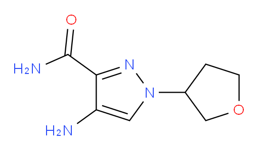 4-amino-1-(oxolan-3-yl)-1H-pyrazole-3-carboxamide