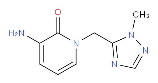 3-amino-1-[(1-methyl-1H-1,2,4-triazol-5-yl)methyl]-1,2-dihydropyridin-2-one