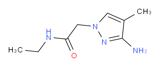 2-(3-amino-4-methyl-1H-pyrazol-1-yl)-N-ethylacetamide