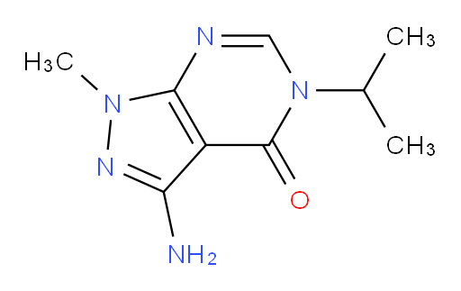 3-amino-1-methyl-5-(propan-2-yl)-1H,4H,5H-pyrazolo[3,4-d]pyrimidin-4-one