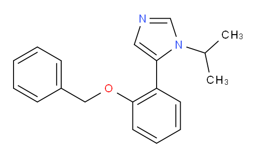 5-[2-(benzyloxy)phenyl]-1-(propan-2-yl)-1H-imidazole