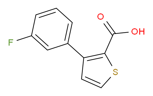 3-(3-fluorophenyl)thiophene-2-carboxylic acid