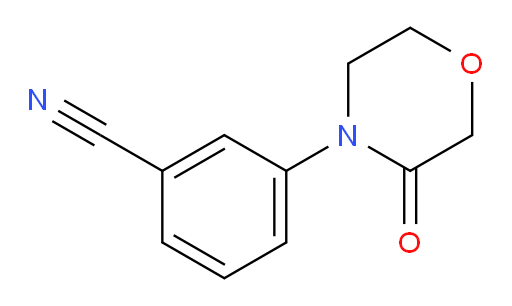 3-(3-oxomorpholin-4-yl)benzonitrile