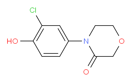 4-(3-chloro-4-hydroxyphenyl)morpholin-3-one