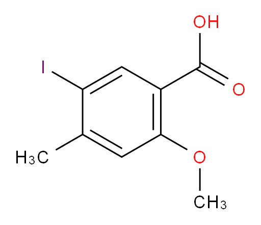 5-Iodo-2-methoxy-4-methylbenzoic acid