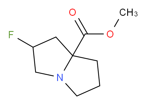 methyl 2-fluorohexahydro-1H-pyrrolizine-7a-carboxylate