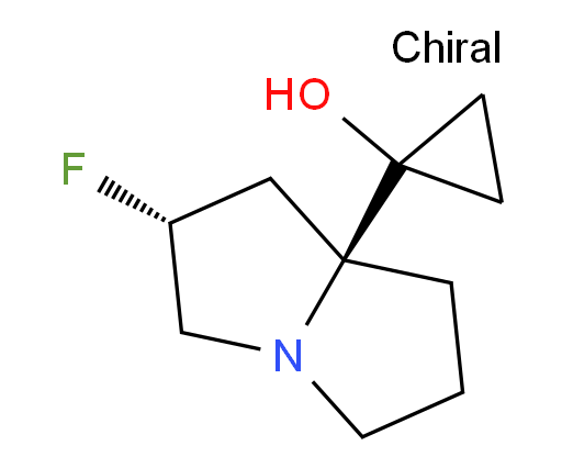1-((2R,7aS)-2-fluorohexahydro-1H-pyrrolizin-7a-yl)cyclopropanol