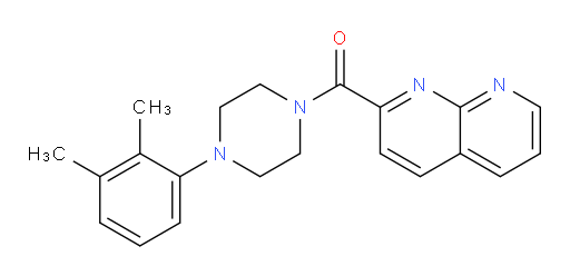 (4-(2,3-dimethylphenyl)piperazin-1-yl)(1,8-naphthyridin-2-yl)methanone