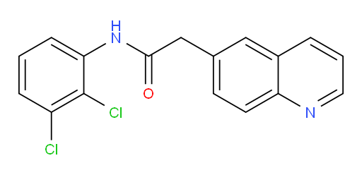 N-(2,3-dichlorophenyl)-2-(quinolin-6-yl)acetamide